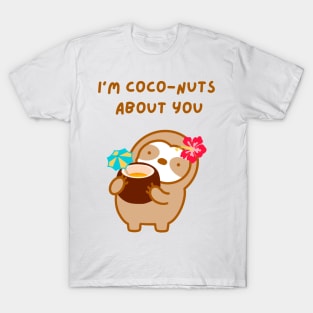 I’m Nuts About You Coconut Sloth T-Shirt